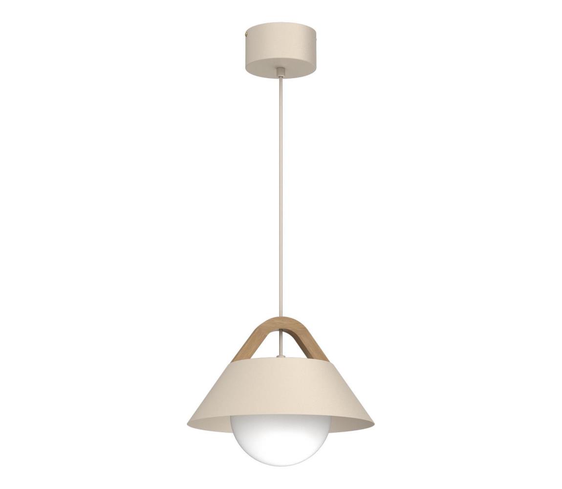 Luster na lanku FUNDA 1xE27/15W/230V béžový 4203