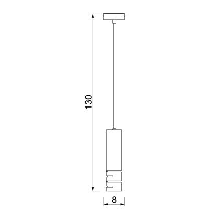 Luster na lanku FUNDA 3xE27/15W/230V béžový