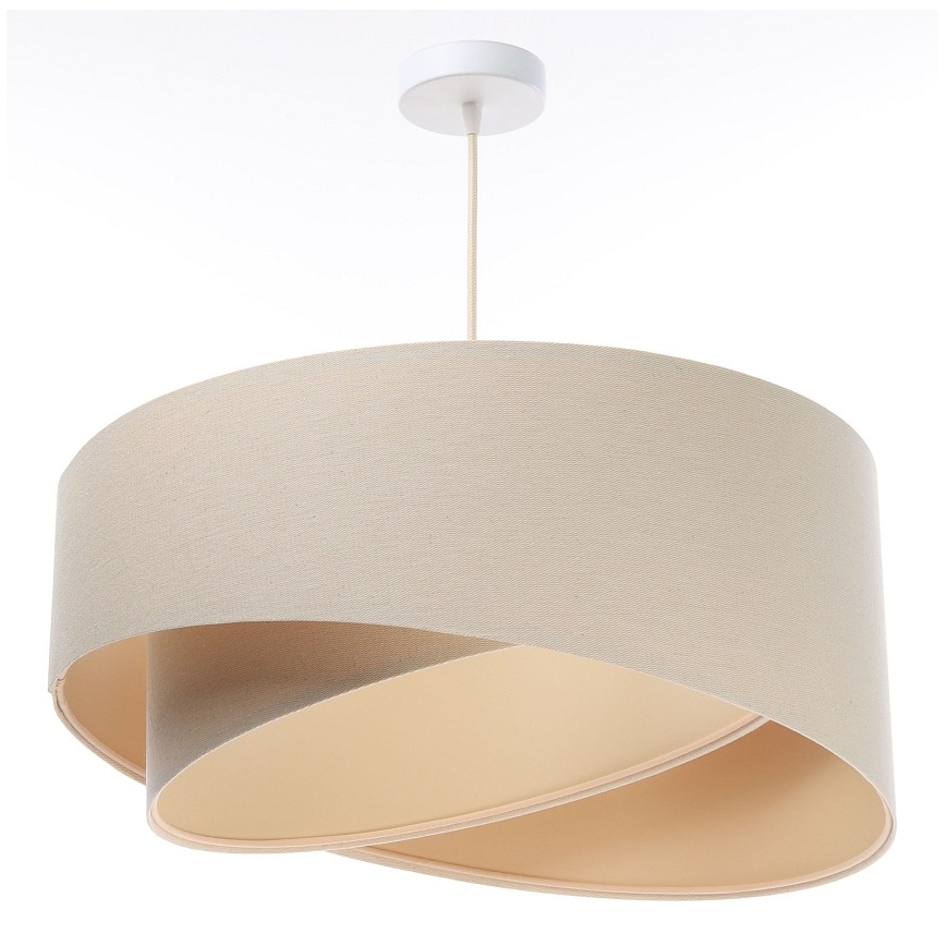 Luster na lanku GALAXY 1xE27/60W/230V béžová