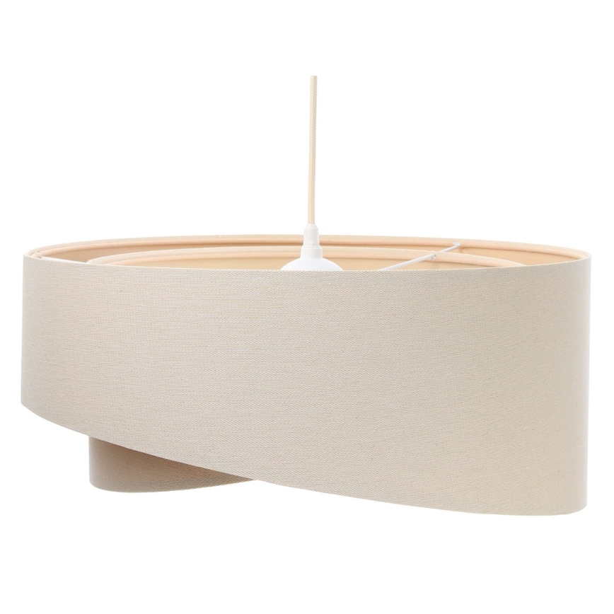 Luster na lanku GALAXY 1xE27/60W/230V béžová