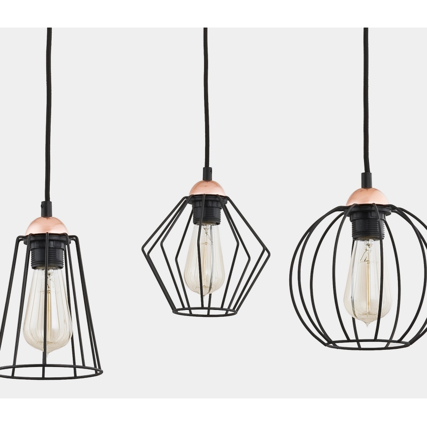 Luster na lanku GALAXY 4xE27/60W/230V pavúk