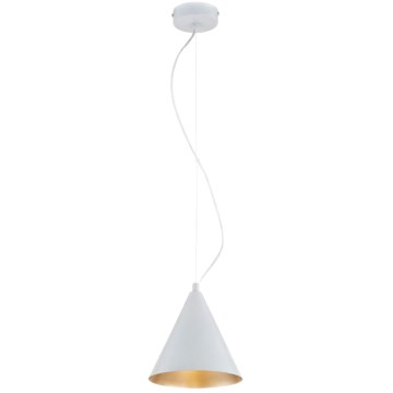 Luster na lanku GANNA 1xE27/15W/230V sivý