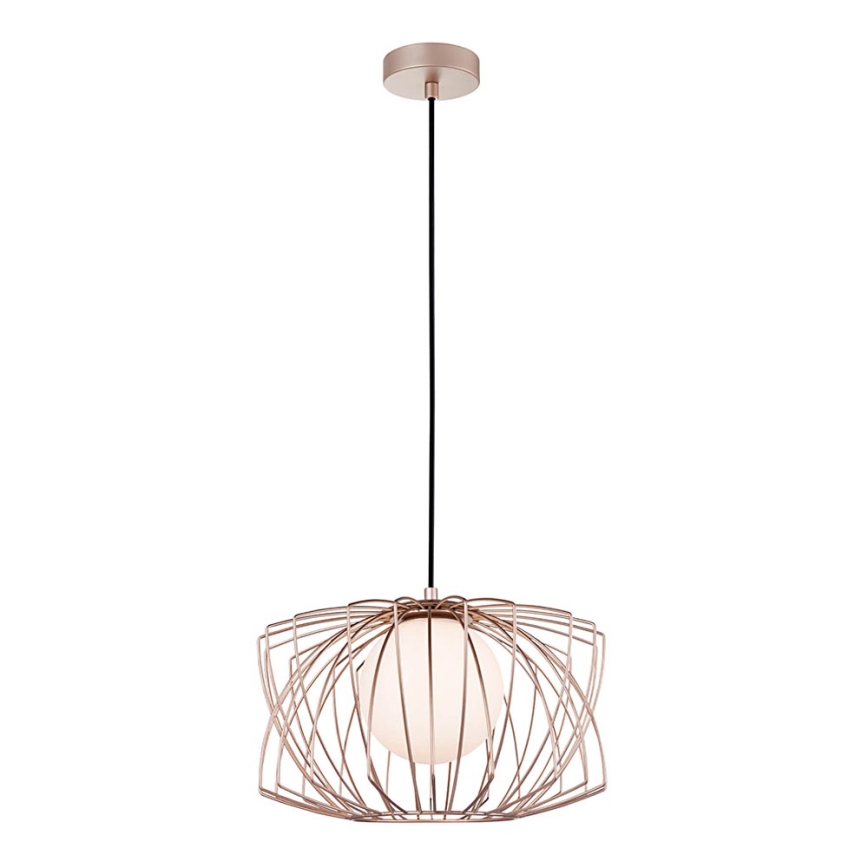 Luster na lanku GEOMETRIC 1xG9/4W/230V rose gold