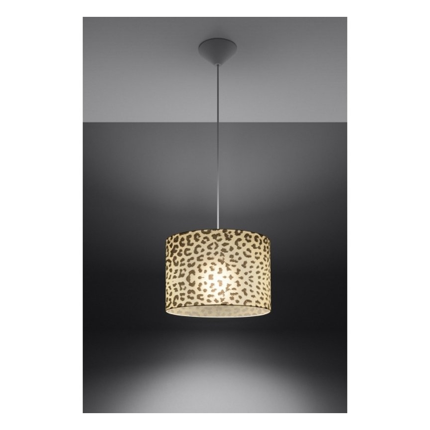 Luster na lanku GEPARD 1xE27/60W/230V