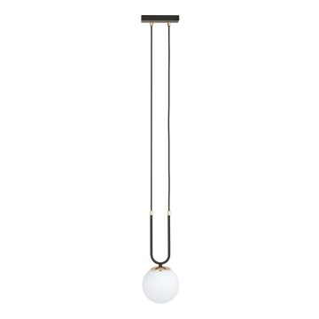 Luster na lanku GLAM 1xE14/10W/230V čierna