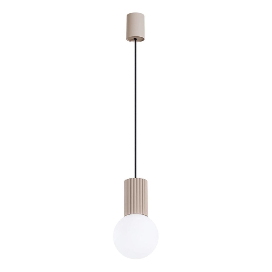 Luster na lanku HALO 1xG9/8W/230V pr. 12 cm béžová