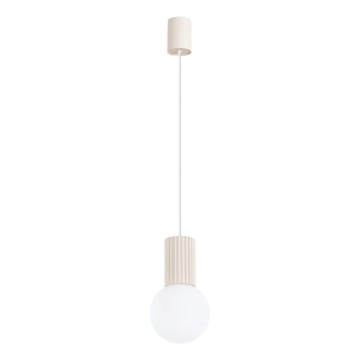Luster na lanku HALO 1xG9/8W/230V pr. 12 cm krémová