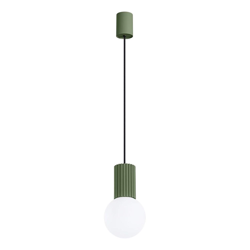 Luster na lanku HALO 1xG9/8W/230V pr. 12 cm zelená