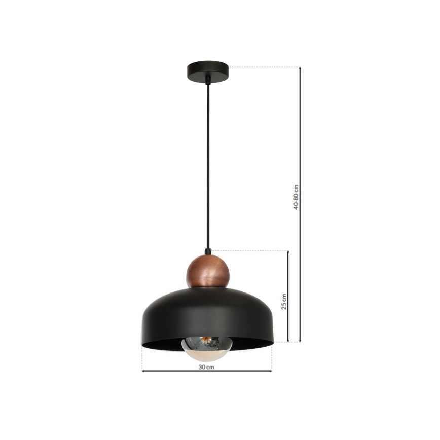 Luster na lanku HARALD 1xE27/60W/230V