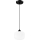 Luster na lanku HARMA 1xE27/15W/230V pr. 20 cm biela/čierna