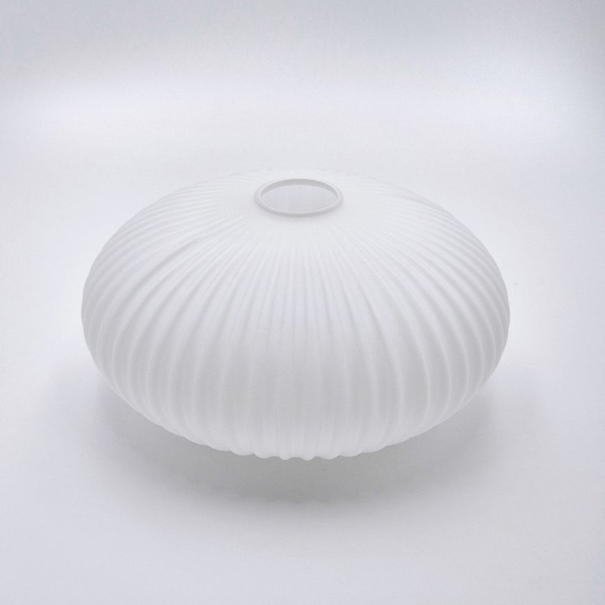 Luster na lanku HARMA 1xE27/15W/230V pr. 25 cm biela/zlatá