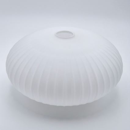 Luster na lanku HARMA 1xE27/15W/230V pr. 30 cm biela/zlatá