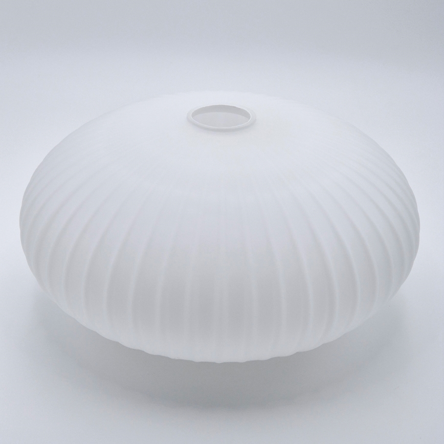 Luster na lanku HARMA 1xE27/15W/230V pr. 30 cm biela/zlatá