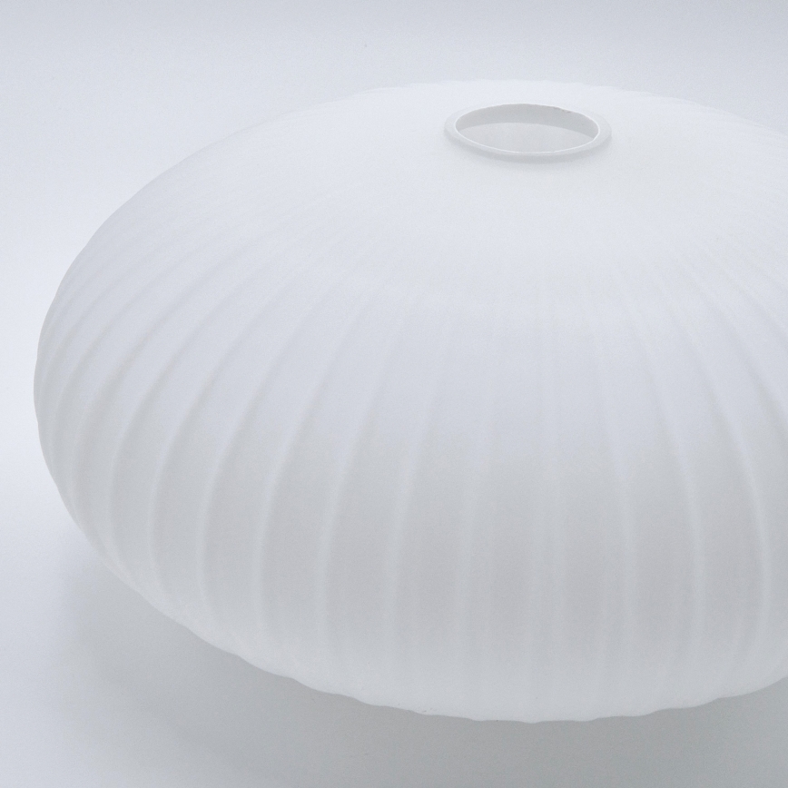 Luster na lanku HARMA 1xE27/15W/230V pr. 30 cm biela/zlatá