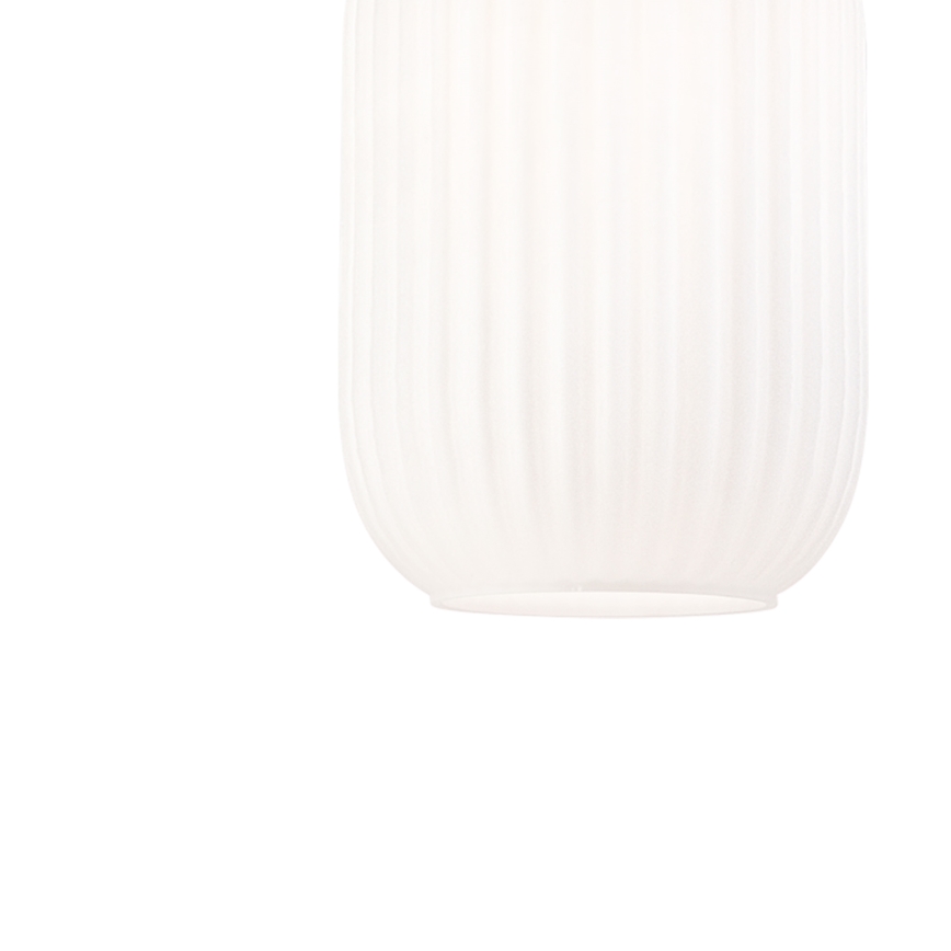 Luster na lanku HARMONY 1xE27/15W/230V pr. 14 cm biela/dub