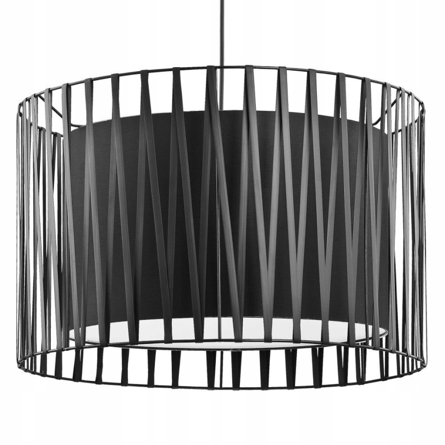 Luster na lanku HARMONY BLACK 3xE27/60W/230V