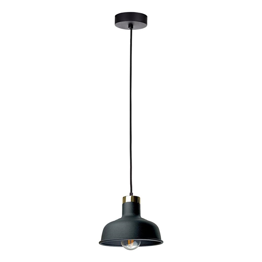 Luster na lanku HEBE 1xE27/60W/230V čierna