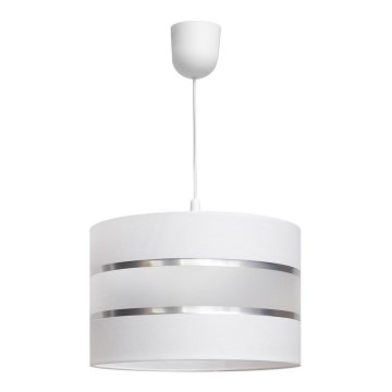 Luster na lanku HELEN 1xE27/15W/230V biela