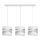 Luster na lanku HELEN 3xE27/15W/230V biela