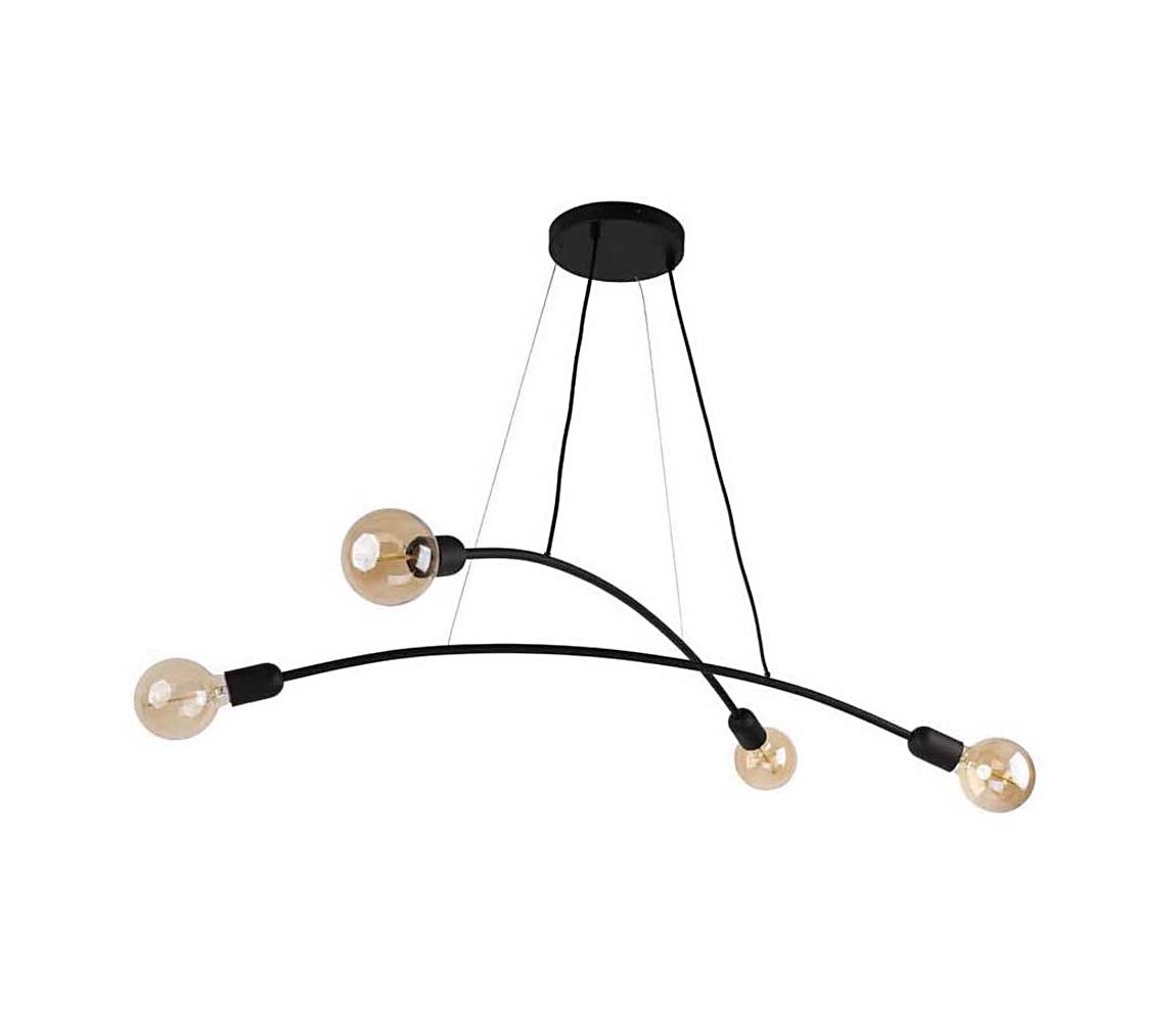 Luster na lanku HELIX 4xE27/60W/230V