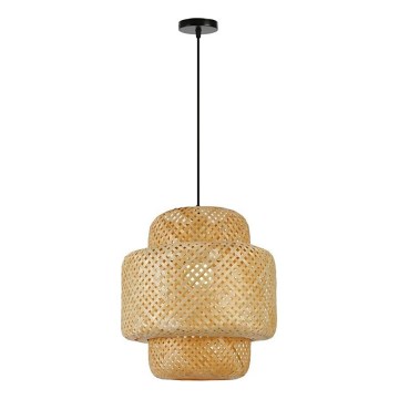 Luster na lanku HILO 1xE27/40W/230V pr. 38 cm bambus