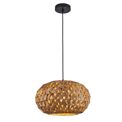 Luster na lanku HOSHI 1xE27/20W/230V pr. 38 cm konope