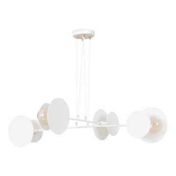 Luster na lanku IDEA 4xE27/15W/230V biela