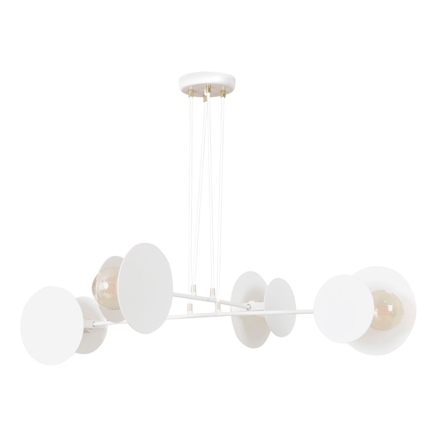 Luster na lanku IDEA 4xE27/15W/230V biela