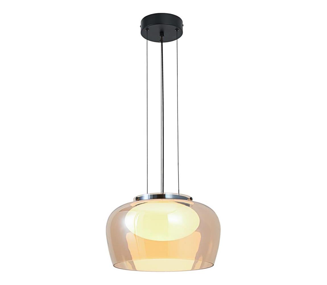 Luster na lanku INSIEME 1xGX53/10W/230V pr. 35 cm dymová béžová 31-50885
