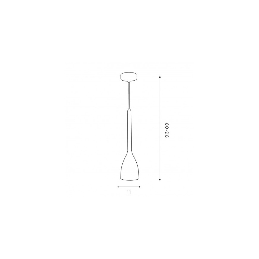 Luster na lanku ISTAPPAR 1xE27/60W/230V čierna/zlatá