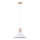 Luster na lanku JAGA 1xE27/15W/230V pr. 30 cm biela