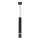Luster na lanku JOKER BLACK WOOD 1xGU10/8W/230V