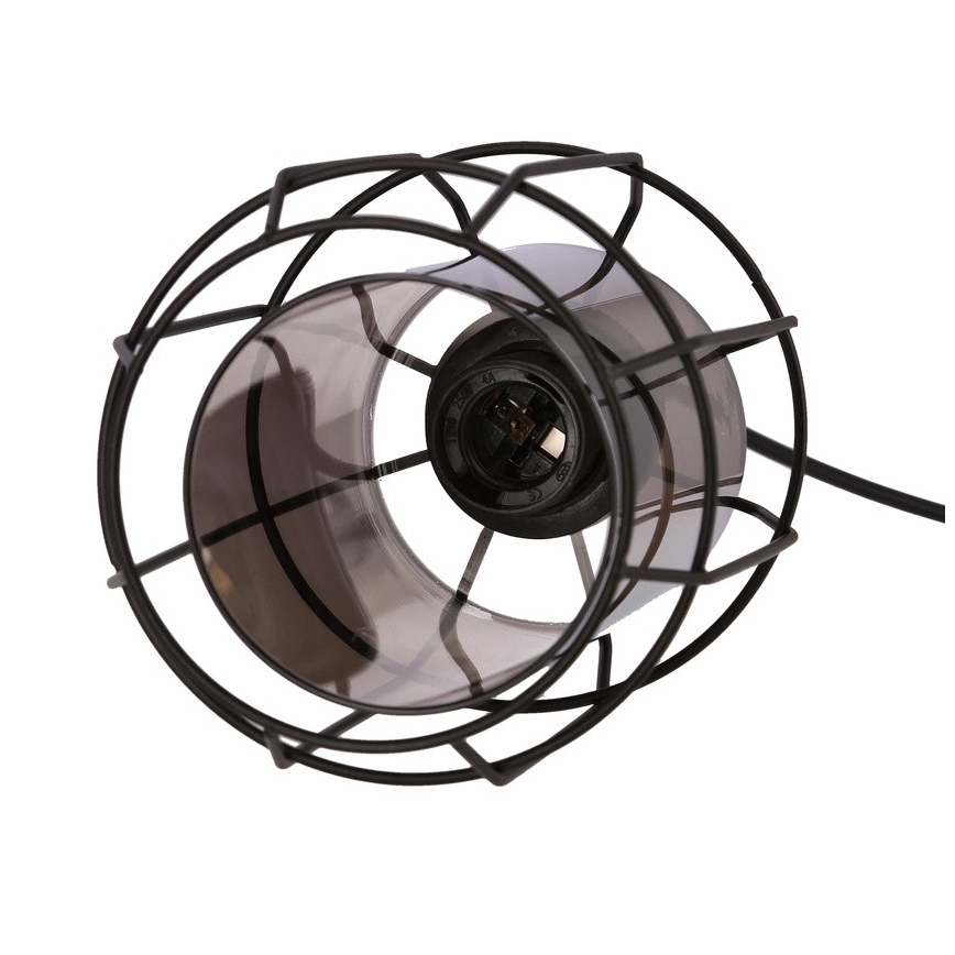 Luster na lanku JONERA 1xE27/40W/230V čierna
