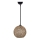 Luster na lanku JUTE 1xE27/60W/230V hnedá