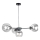Luster na lanku KALIOPE 4xE27/60W/230V čierna/číra