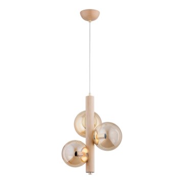 Luster na lanku KANET 3xE14/40W/230V béžová