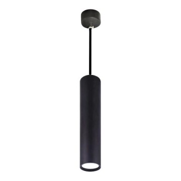 Luster na lanku KARADON 1xGU10/30W/230V 40 cm čierna