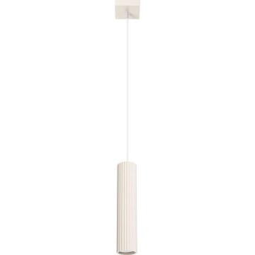 Luster na lanku KARBON 1xGU10/10W/230V krémová