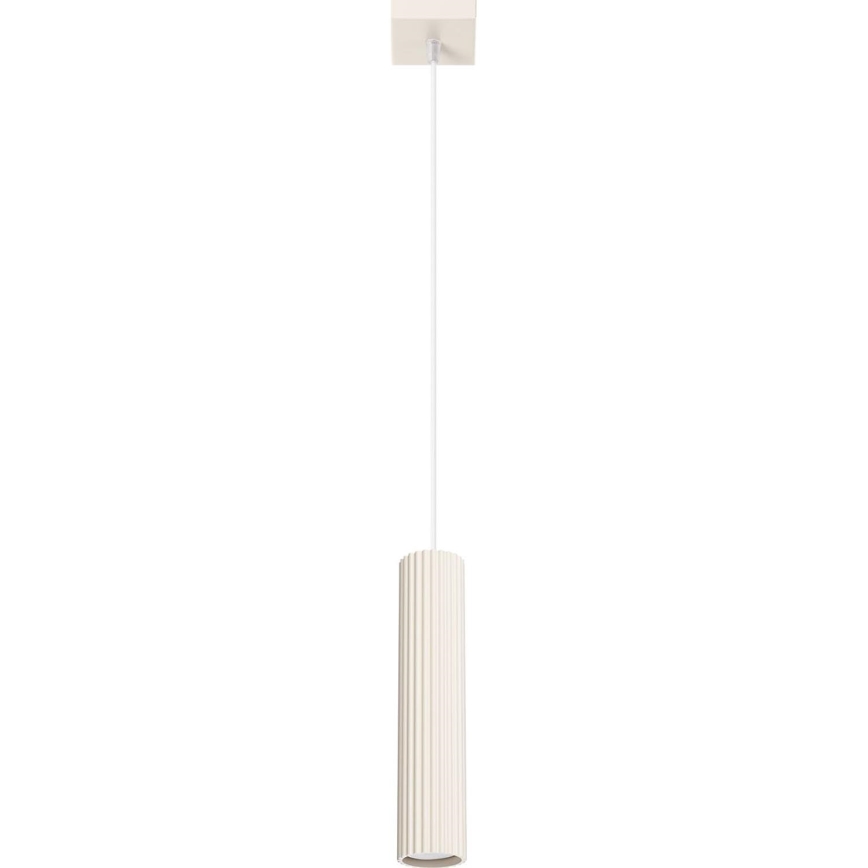 Luster na lanku KARBON 1xGU10/10W/230V krémová