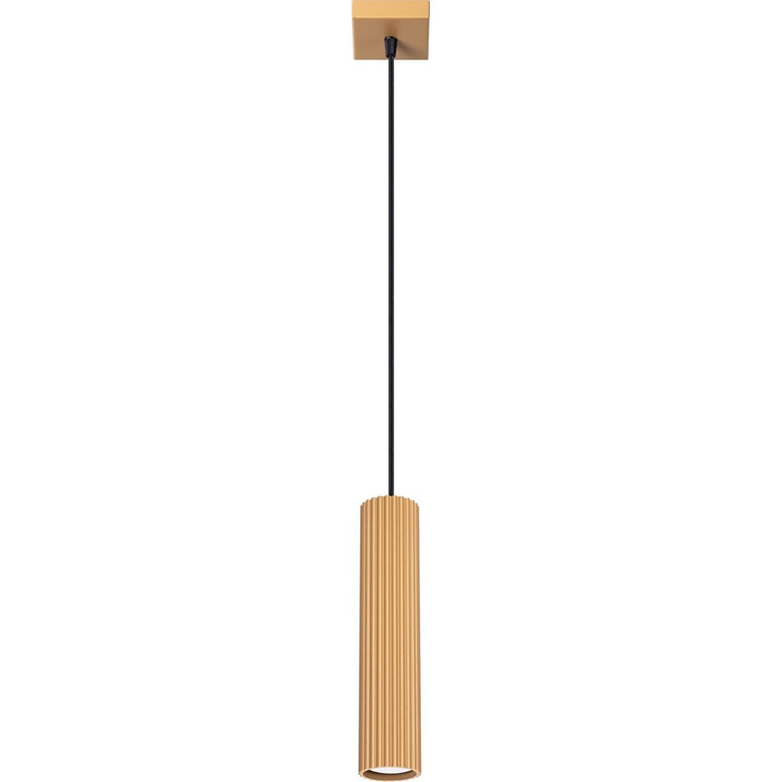 Luster na lanku KARBON 1xGU10/10W/230V zlatá