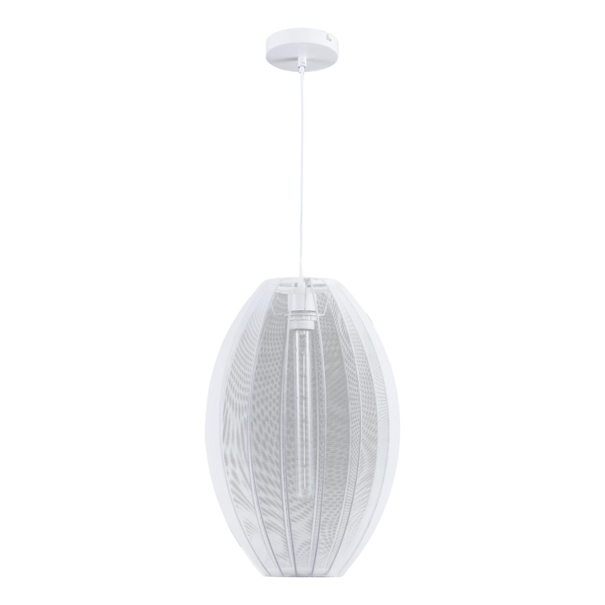 Luster na lanku KAREI 1xE27/20W/230V pr. 30 cm biela