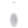 Luster na lanku KAREI 1xE27/20W/230V pr. 30 cm biela