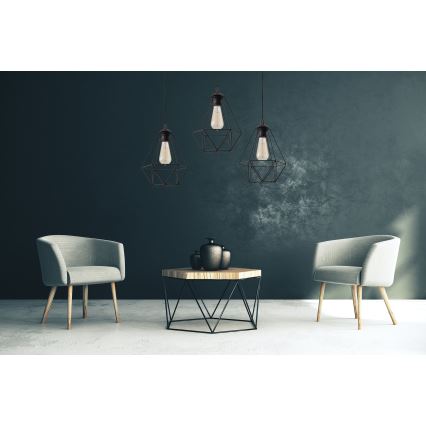 Luster na lanku KARO 1xE27/15W/230V