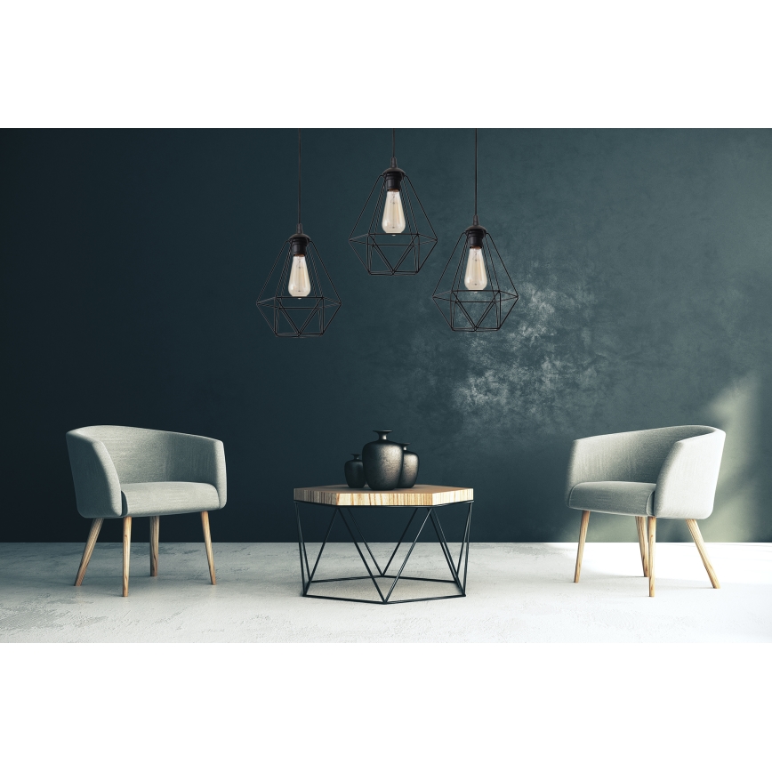 Luster na lanku KARO 1xE27/15W/230V