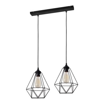 Luster na lanku KARO 2xE27/15W/230V