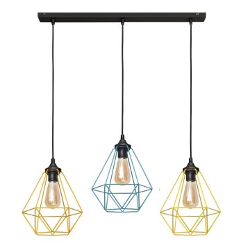 Luster na lanku KARO 3xE27/15W/230V