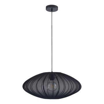 Luster na lanku KINU 1xE27/20W/230V pr. 50 cm čierna