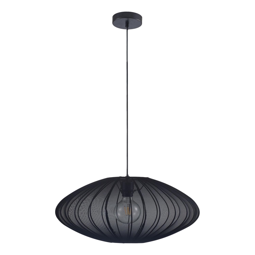 Luster na lanku KINU 1xE27/20W/230V pr. 50 cm čierna