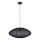 Luster na lanku KINU 1xE27/20W/230V pr. 50 cm čierna