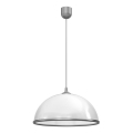 Luster na lanku KITCHEN 1xE27/15W/230V biela/lesklý chróm